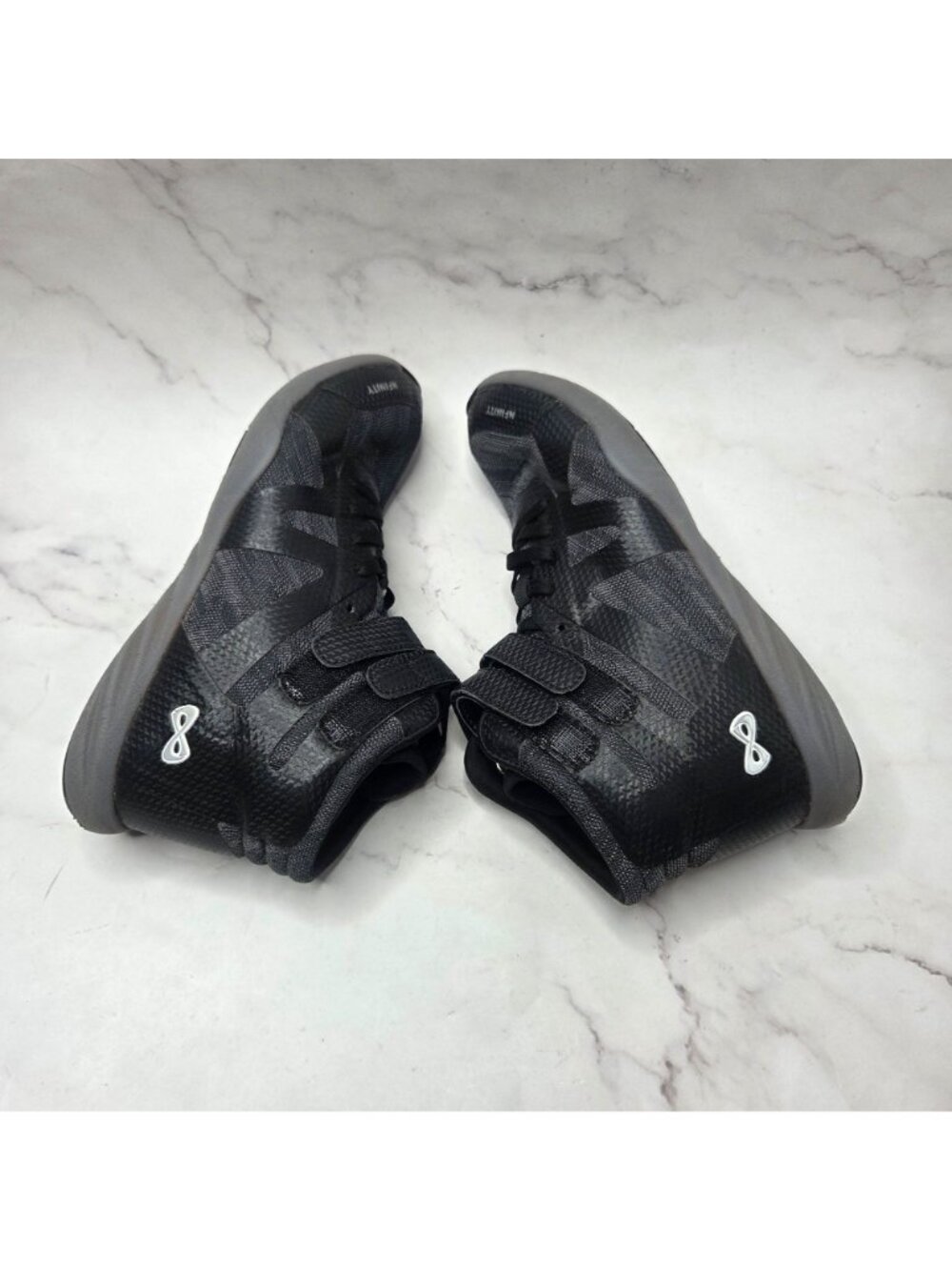 Nfinity Midnight Beast Mid-Top Cheer Shoes Black Women's 8.5 - Picture 6 of 10